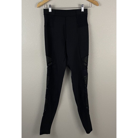 Lululemon Womens 4 Black Just Breathe Full On Luxtreme Mesh Pant - Picture 1 of 6